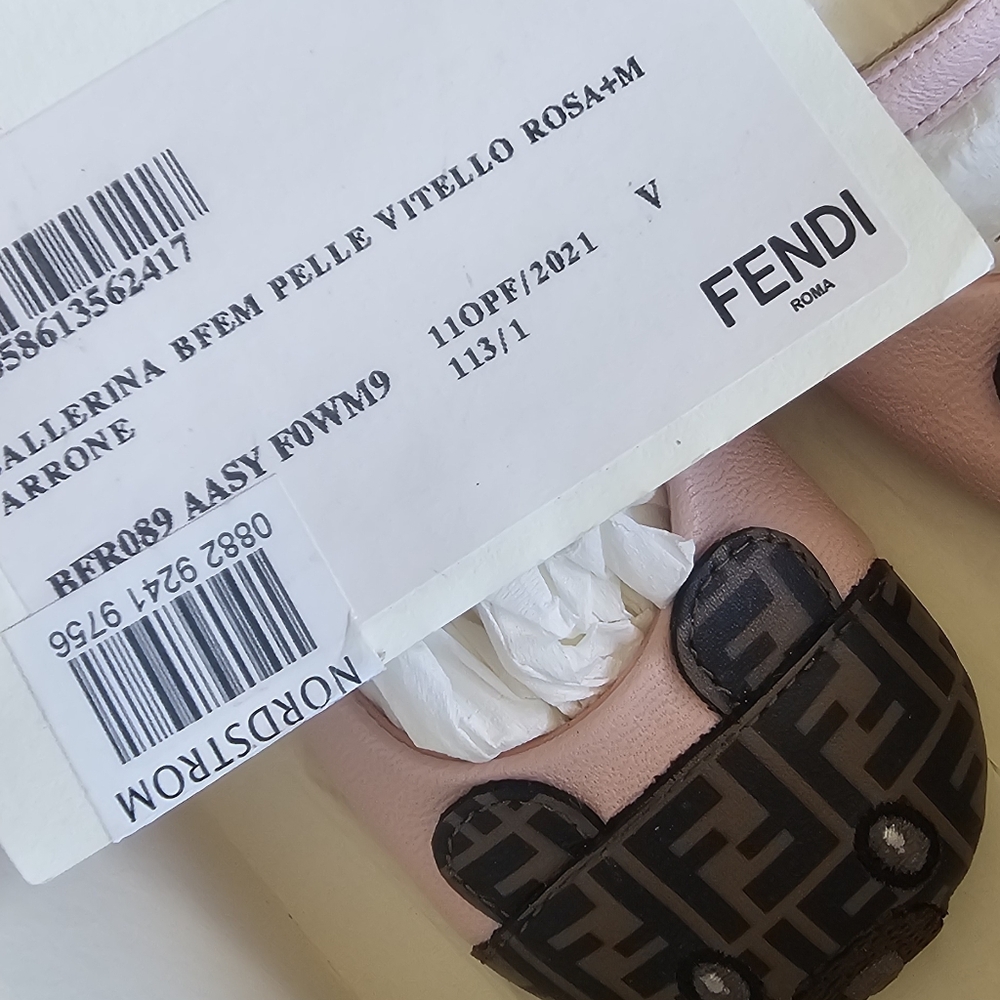 Fendi Baby Girls Shoes Sz 5 - Picture 5 of 12